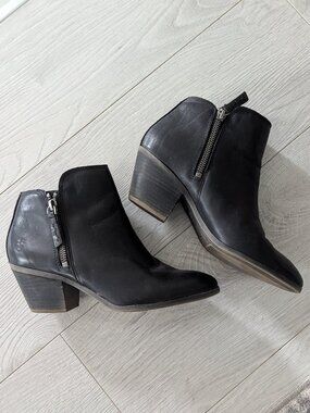 Frye Leather Judith Double Zip Ankle Boots